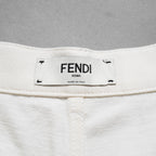 FENDI フェンディ / 21SS デニム バミューダパンツ / FLP623 AF72 / size 38 (WHITE) レディース