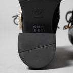 Roger Vivier ロジェ ヴィヴィエ / ヴィヴ レンジャーストラスバックル アンクルブーツ / レースアップブーツ / size 35.5 (23.5cm) BLACK