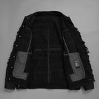 Rick Owens DRKSHDW ダークシャドウ / 22AW JUMBO WORKER JACKET (SHREDDED/SBSLH) アウター ジャケット / DU02A3761-BD / size XS (BLACK) 123004-alm