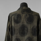 ZIGGY CHEN ジギーチェン / 美品 22SS Scholar Print Field Shirt スカラープリント フィールドシャツ 長袖シャツ / 0M210706 / size 46 (GREEN) 352012-in-ue