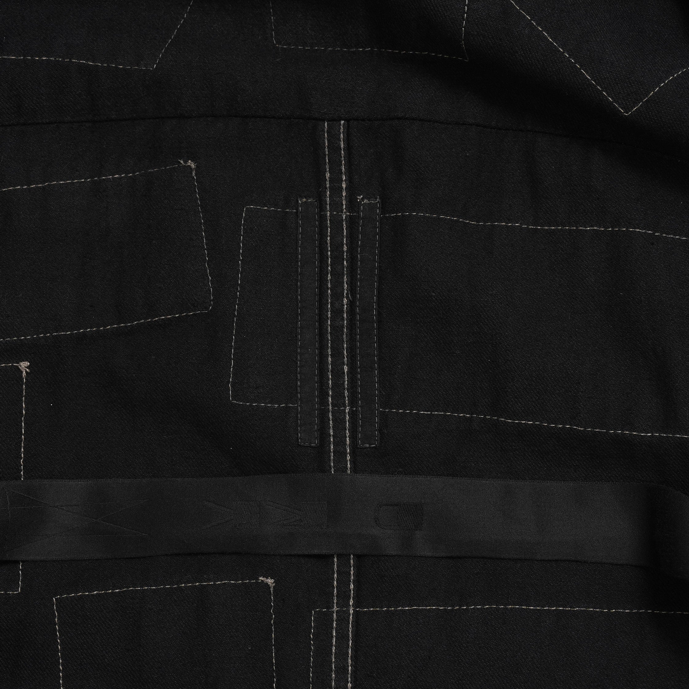 Rick Owens DRKSHDW ダークシャドウ / 22AW JUMBO WORKER JACKET (SHREDDED/SBSLH) アウター ジャケット / DU02A3761-BD / size XS (BLACK) 123004-alm