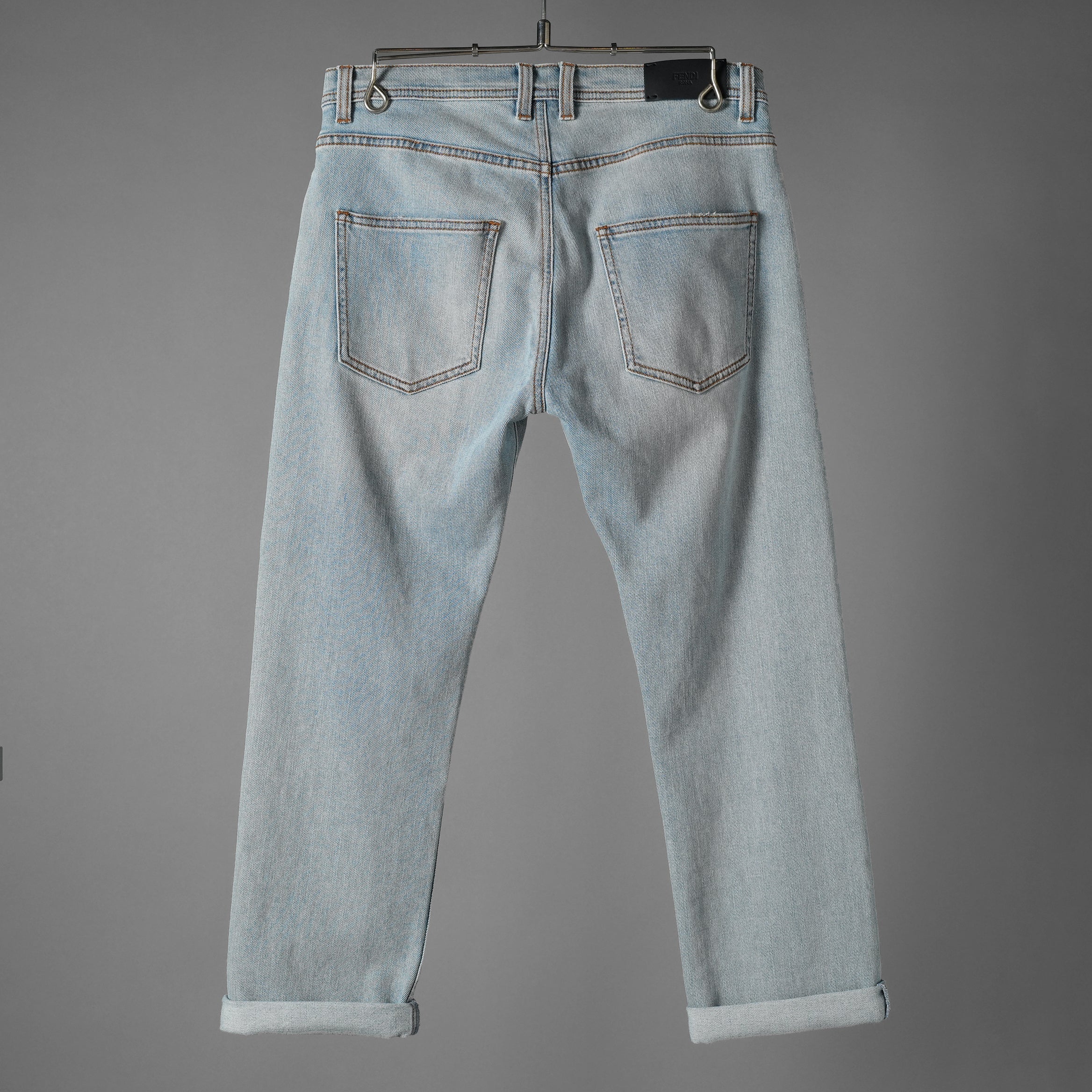 FENDI フェンディ / 18SS 美品 クロップド丈 ジーンズ デニム / FLP589 1MP / size 38 (INDIGO) レディース