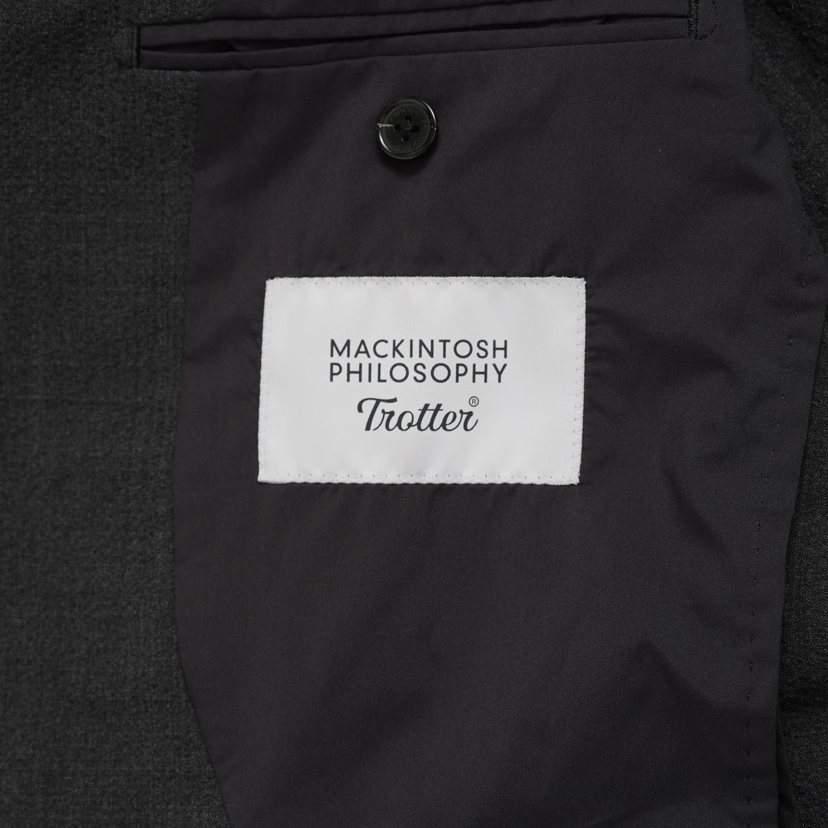 MACKINTOSH PHILOSOPHY マッキントッシュ フィロソフィー / ウールサッカー トロッター ジャケット  / H1E50-509-07 / size 38 (CHARCORL GRAY) 352017-ymu