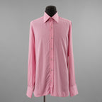 TOM FORD トム フォード / 美品 シルク混 スリムフィット ドレスシャツ 長袖シャツ / HSBC01 / size 40 (PINK) 352018-in-ue