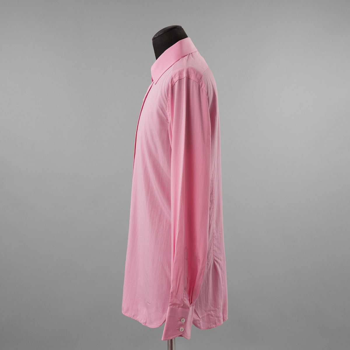 TOM FORD トム フォード / 美品 シルク混 スリムフィット ドレスシャツ 長袖シャツ / HSBC01 / size 40 (PINK) 352018-in-ue