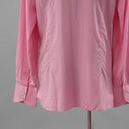 TOM FORD トム フォード / 美品 シルク混 スリムフィット ドレスシャツ 長袖シャツ / HSBC01 / size 40 (PINK) 352018-in-ue