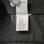 Brunello Cucinelli ブルネロ クチネリ / 美品 20AW ウール ジップアップ アウトタック ワイドレッグ クロップドパンツ / size 40 (GRAY) レディース 35008-izm