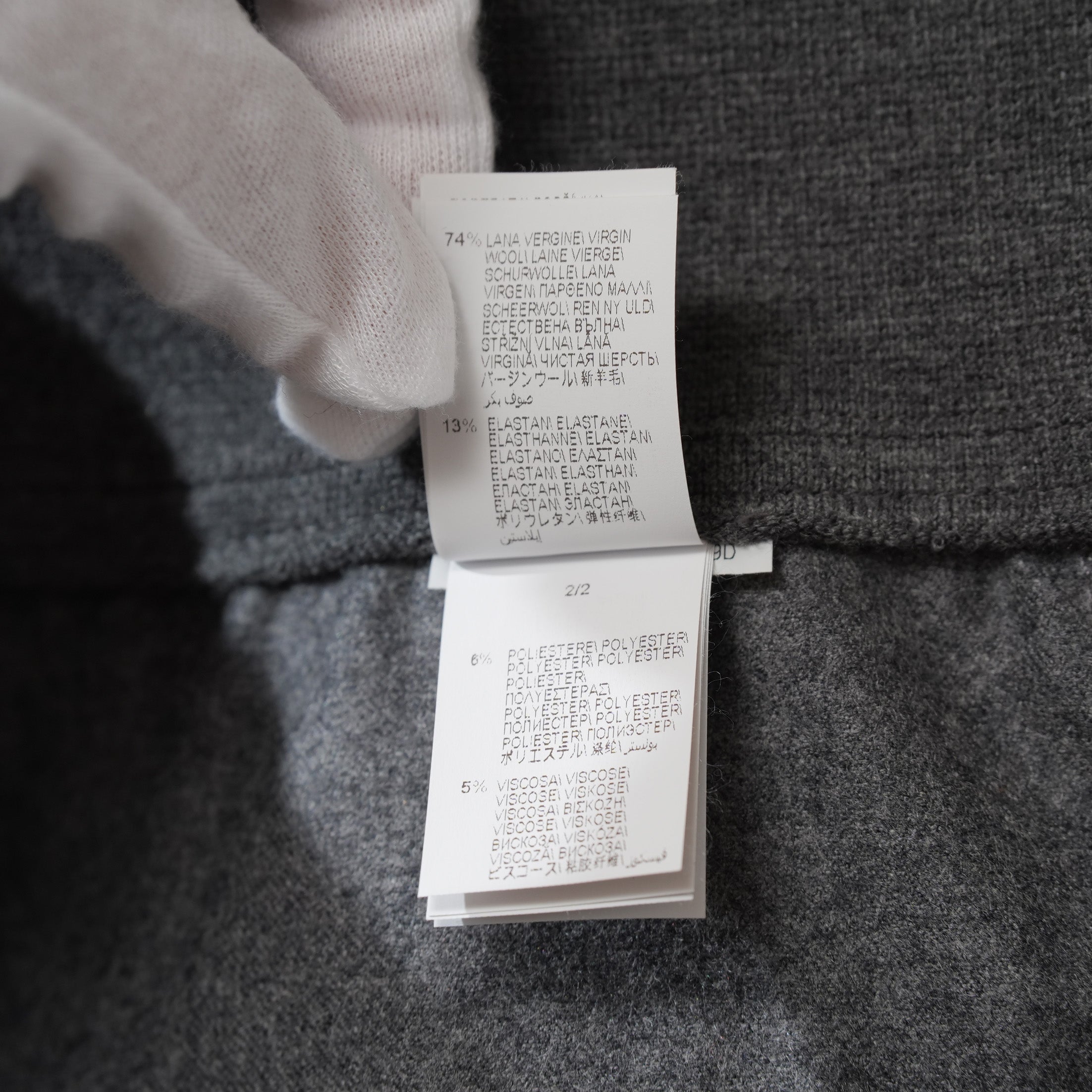 Brunello Cucinelli ブルネロ クチネリ / 美品 20AW ウール ジップアップ アウトタック ワイドレッグ クロップドパンツ / size 40 (GRAY) レディース 35008-izm