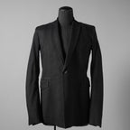 BORIS BIDJAN SABERI ボリスビジャンサベリ / 美品 24AW F1401M SUIT2 / RESIN DYED JACKET / ジャケット (BLACK)