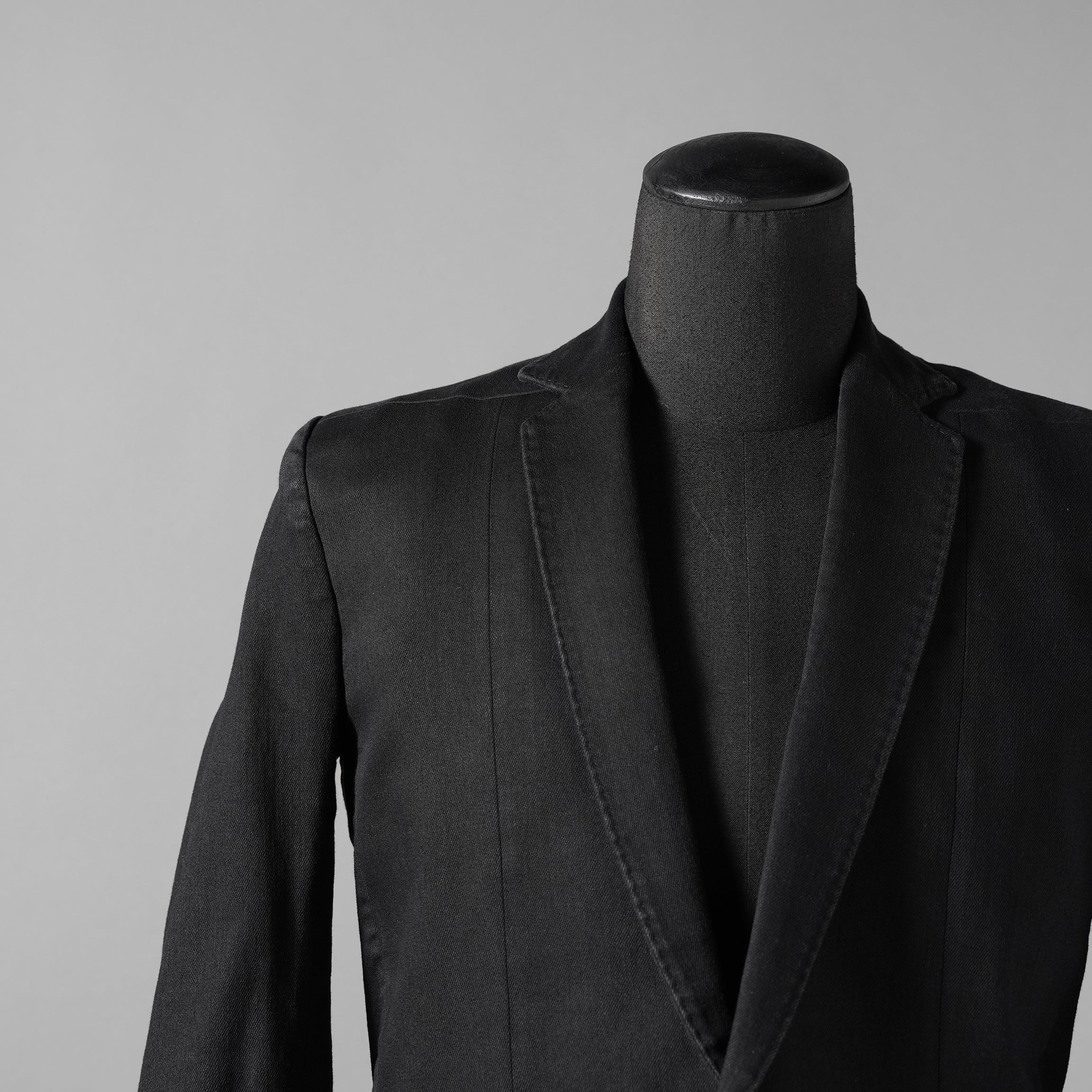 BORIS BIDJAN SABERI ボリスビジャンサベリ / 美品 24AW F1401M SUIT2 / RESIN DYED JACKET / ジャケット (BLACK)