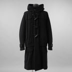UNDERCOVER アンダーカバー / 美品 21AW ロングダッフルコート ニットレイヤード ダッフルコート コート / UC2A4313 / size 2 (BLACK) 352019-in-ue