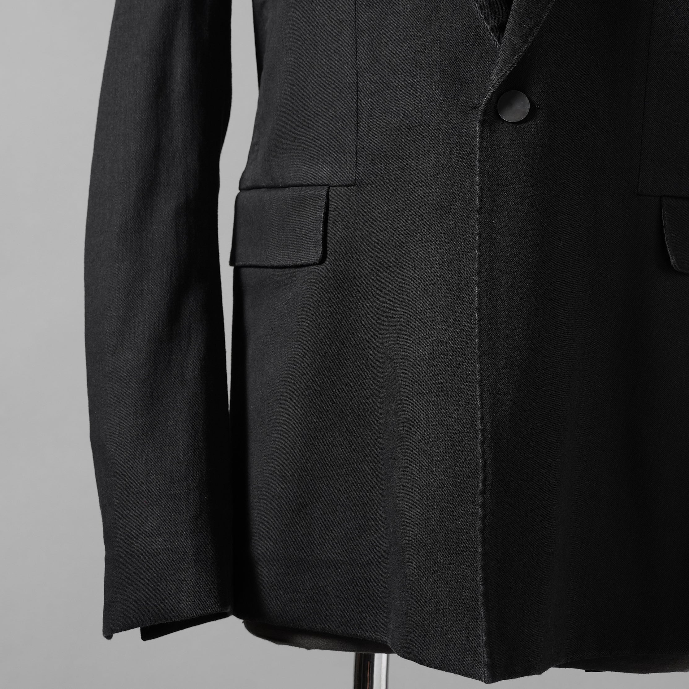 BORIS BIDJAN SABERI ボリスビジャンサベリ / 美品 24AW F1401M SUIT2 / RESIN DYED JACKET / ジャケット (BLACK)