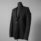 BORIS BIDJAN SABERI ボリスビジャンサベリ / 美品 24AW F1401M SUIT2 / RESIN DYED JACKET / ジャケット (BLACK)
