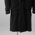UNDERCOVER アンダーカバー / 美品 21AW ロングダッフルコート ニットレイヤード ダッフルコート コート / UC2A4313 / size 2 (BLACK) 352019-in-ue