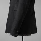 BORIS BIDJAN SABERI ボリスビジャンサベリ / 美品 24AW F1401M SUIT2 / RESIN DYED JACKET / ジャケット (BLACK)