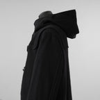 UNDERCOVER アンダーカバー / 美品 21AW ロングダッフルコート ニットレイヤード ダッフルコート コート / UC2A4313 / size 2 (BLACK) 352019-in-ue