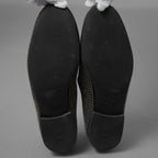 JIMMY CHOO ジミー チュウ / スタッズ付き オペラシューズ スリッポン シューズ / size 40 (25cm) BLACK 352010-ymu