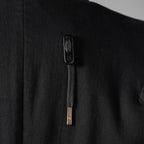 BORIS BIDJAN SABERI ボリスビジャンサベリ / 美品 24AW F1401M SUIT2 / RESIN DYED JACKET / ジャケット (BLACK)