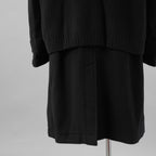 UNDERCOVER アンダーカバー / 美品 21AW ロングダッフルコート ニットレイヤード ダッフルコート コート / UC2A4313 / size 2 (BLACK) 352019-in-ue