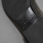 JIMMY CHOO ジミー チュウ / スタッズ付き オペラシューズ スリッポン シューズ / size 40 (25cm) BLACK 352010-ymu