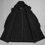 UNDERCOVER アンダーカバー / 美品 21AW ロングダッフルコート ニットレイヤード ダッフルコート コート / UC2A4313 / size 2 (BLACK) 352019-in-ue