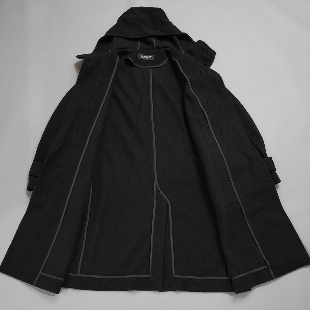 UNDERCOVER アンダーカバー / 美品 21AW ロングダッフルコート ニットレイヤード ダッフルコート コート / UC2A4313 / size 2 (BLACK) 352019-in-ue