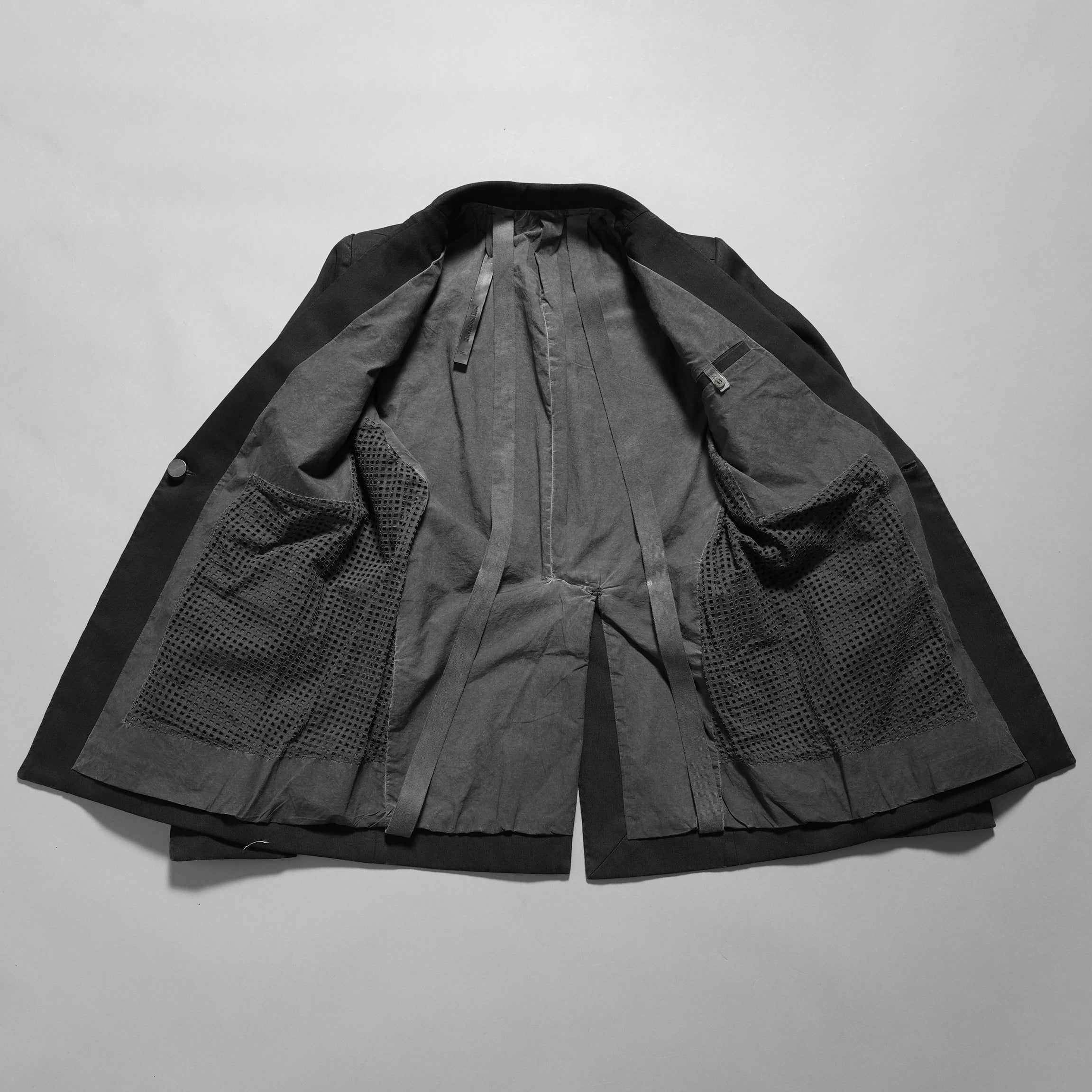 BORIS BIDJAN SABERI ボリスビジャンサベリ / 美品 24AW F1401M SUIT2 / RESIN DYED JACKET / ジャケット (BLACK)