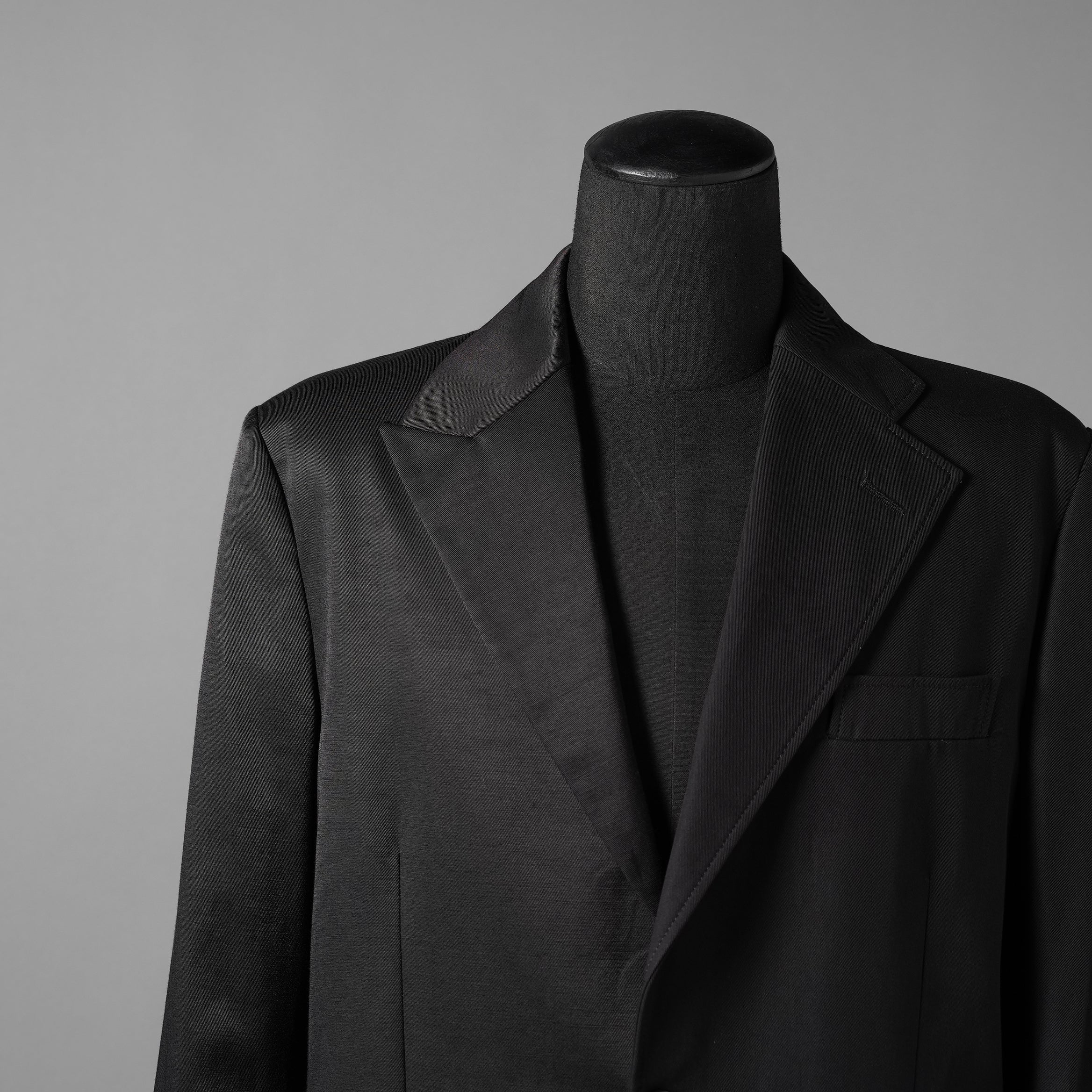 MM6 MAISON MARGIERA メゾンマルジェラ / 美品 24SS アシンメトリー ブレザー / ウール ジャケット / SH2BN0002 MTN004 / size 44 (BLACK)