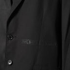 MM6 MAISON MARGIERA メゾンマルジェラ / 美品 24SS アシンメトリー ブレザー / ウール ジャケット / SH2BN0002 MTN004 / size 44 (BLACK)