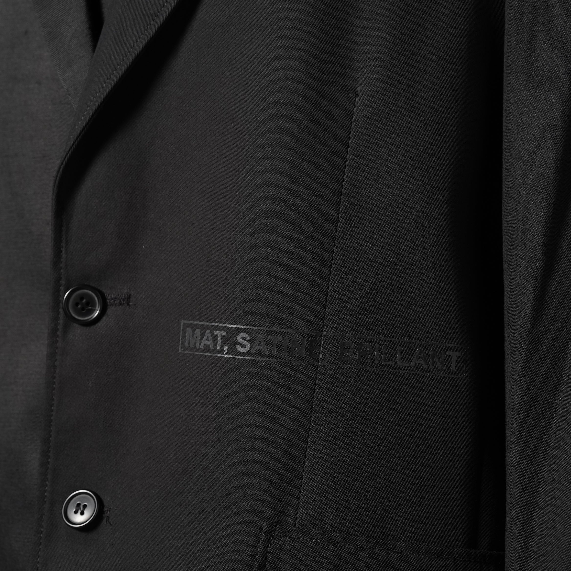 MM6 MAISON MARGIERA メゾンマルジェラ / 美品 24SS アシンメトリー ブレザー / ウール ジャケット / SH2BN0002 MTN004 / size 44 (BLACK)