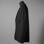 MM6 MAISON MARGIERA メゾンマルジェラ / 美品 24SS アシンメトリー ブレザー / ウール ジャケット / SH2BN0002 MTN004 / size 44 (BLACK)