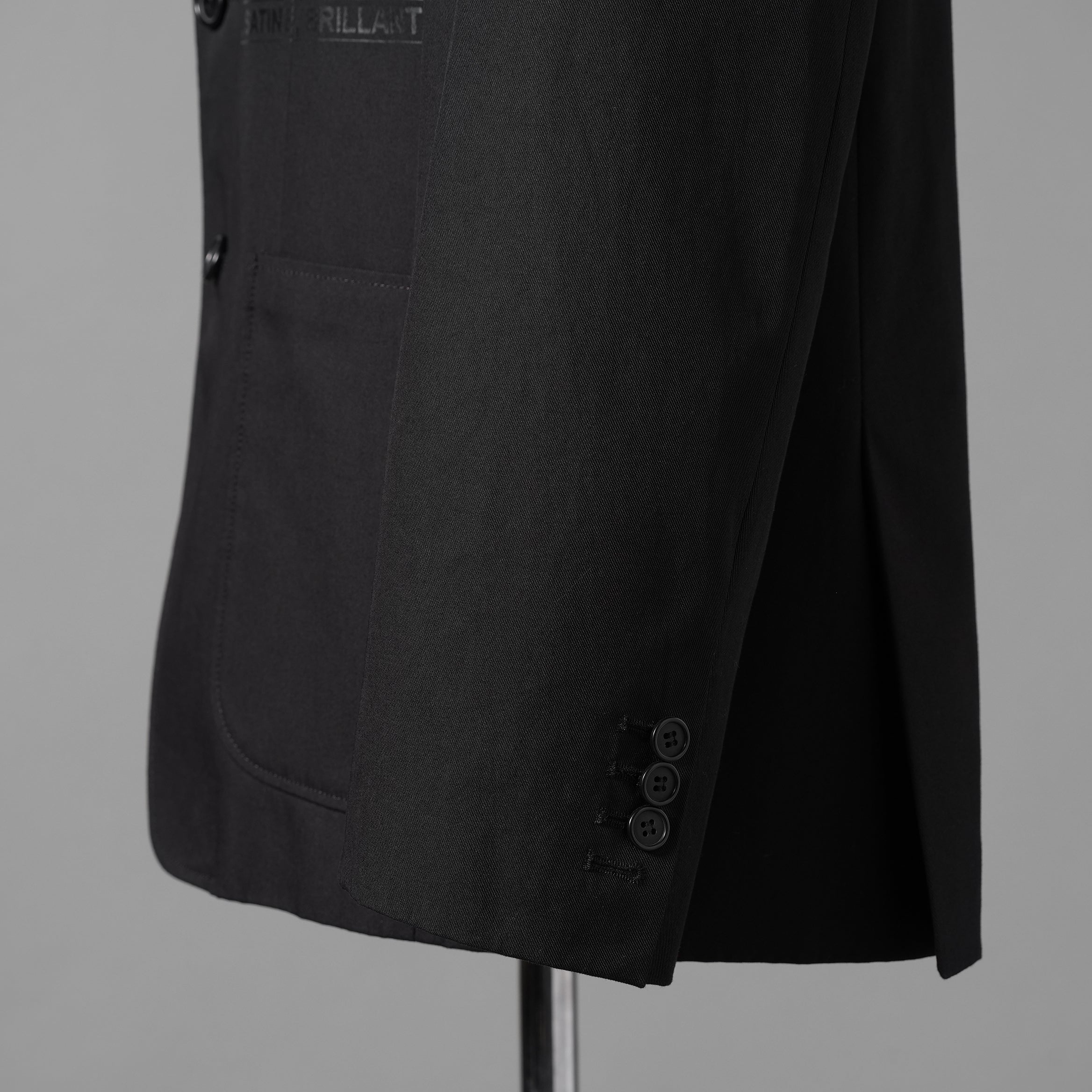 MM6 MAISON MARGIERA メゾンマルジェラ / 美品 24SS アシンメトリー ブレザー / ウール ジャケット / SH2BN0002 MTN004 / size 44 (BLACK)