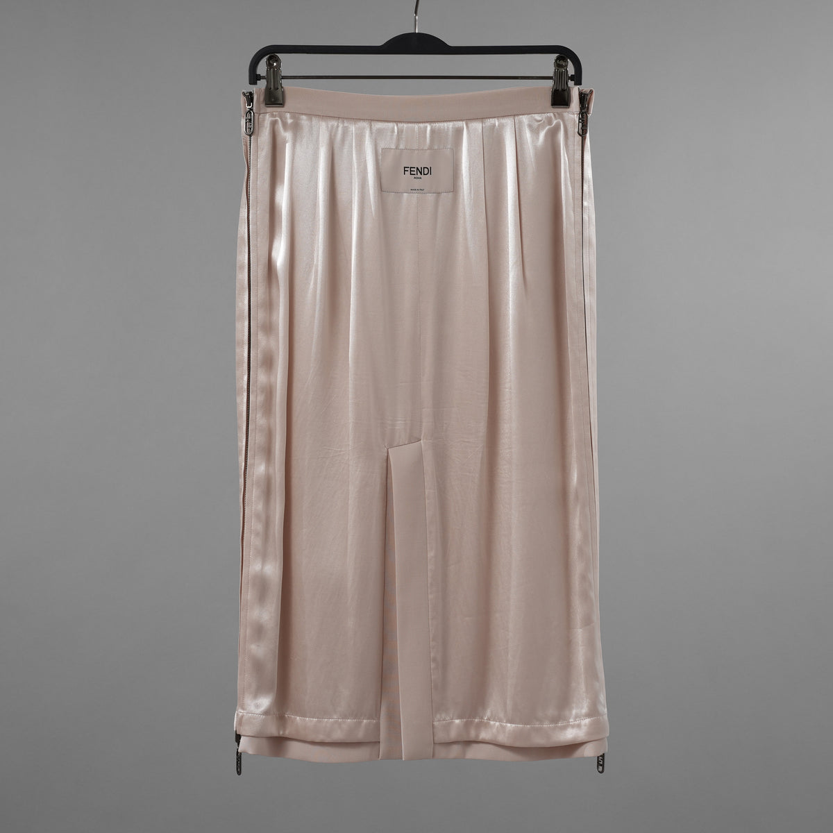 FENDI フェンディ / 23SS フェンディ O'Lock オーロック サテン ペンシル スカート / FQ7451 ANQ4 / size 40 (PINK) レディース 352016-izm