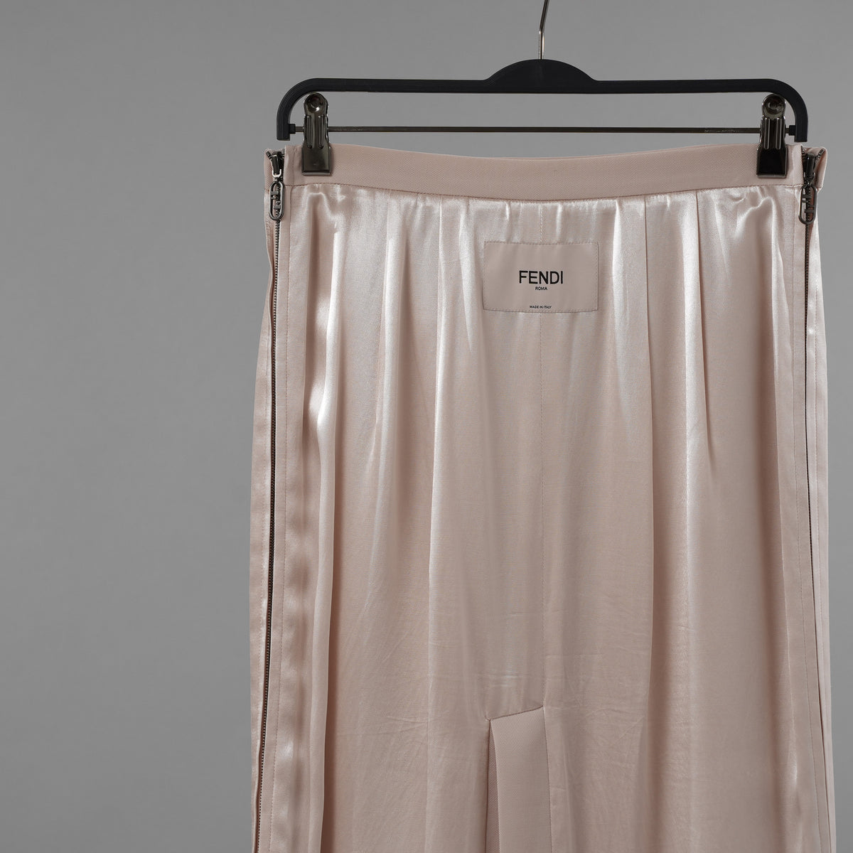 FENDI フェンディ / 23SS フェンディ O'Lock オーロック サテン ペンシル スカート / FQ7451 ANQ4 / size 40 (PINK) レディース 352016-izm