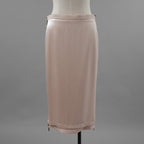 FENDI フェンディ / 23SS フェンディ O'Lock オーロック サテン ペンシル スカート / FQ7451 ANQ4 / size 40 (PINK) レディース 352016-izm