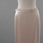 FENDI フェンディ / 23SS フェンディ O'Lock オーロック サテン ペンシル スカート / FQ7451 ANQ4 / size 40 (PINK) レディース 352016-izm