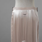 FENDI フェンディ / 23SS フェンディ O'Lock オーロック サテン ペンシル スカート / FQ7451 ANQ4 / size 40 (PINK) レディース 352016-izm