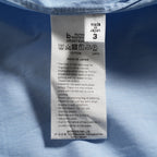blurhmsROOTSTOCK ブラームス ルーツストック / ハードツイスト シャンブレー グランパシャツ / size 3 (SAXE BLUE)