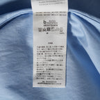 blurhmsROOTSTOCK ブラームス ルーツストック / ハードツイスト シャンブレー グランパシャツ / size 3 (SAXE BLUE)