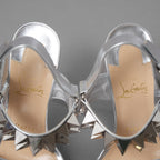 Christian Louboutin クリスチャン ルブタン / 16AW ミランダカー 着用 Miziggoo 120 Specchio Spike Sandals ミジグー 120 スペッキオ スパイク サンダル シューズ / size 35 (22cm) SILVER レディース 352014-izm