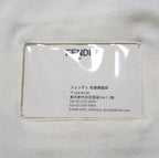 FENDI フェンディ / 19AW 美品 シルクレース インセット 花柄 ワンピース / フリル 長袖ドレス / FDA548 A8E6 / size 40 (NAVY) レディース