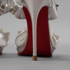 Christian Louboutin クリスチャン ルブタン / 16AW ミランダカー 着用 Miziggoo 120 Specchio Spike Sandals ミジグー 120 スペッキオ スパイク サンダル シューズ / size 35 (22cm) SILVER レディース 352014-izm