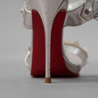Christian Louboutin クリスチャン ルブタン / 16AW ミランダカー 着用 Miziggoo 120 Specchio Spike Sandals ミジグー 120 スペッキオ スパイク サンダル シューズ / size 35 (22cm) SILVER レディース 352014-izm