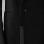 新品 DEVOA デヴォア / 24SS Jacket Wool Linen. テーラード ジャケット / JKF-WLNW / size 1 (BLACK)  123005-alm