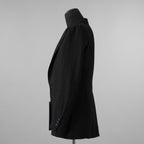 新品 DEVOA デヴォア / 24SS Jacket Wool Linen. テーラード ジャケット / JKF-WLNW / size 1 (BLACK)  123005-alm