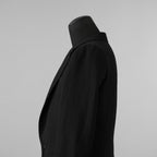 新品 DEVOA デヴォア / 24SS Jacket Wool Linen. テーラード ジャケット / JKF-WLNW / size 1 (BLACK)  123005-alm