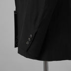 新品 DEVOA デヴォア / 24SS Jacket Wool Linen. テーラード ジャケット / JKF-WLNW / size 1 (BLACK)  123005-alm