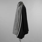 bajra バジュラ / 美品 23AW ハウンドトゥース 千鳥格子 ハイネック・ショートコート ブルゾン / 153uj02 / size 3 (BLACK) 352021-in-ue