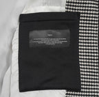 bajra バジュラ / 美品 23AW ハウンドトゥース 千鳥格子 ハイネック・ショートコート ブルゾン / 153uj02 / size 3 (BLACK) 352021-in-ue