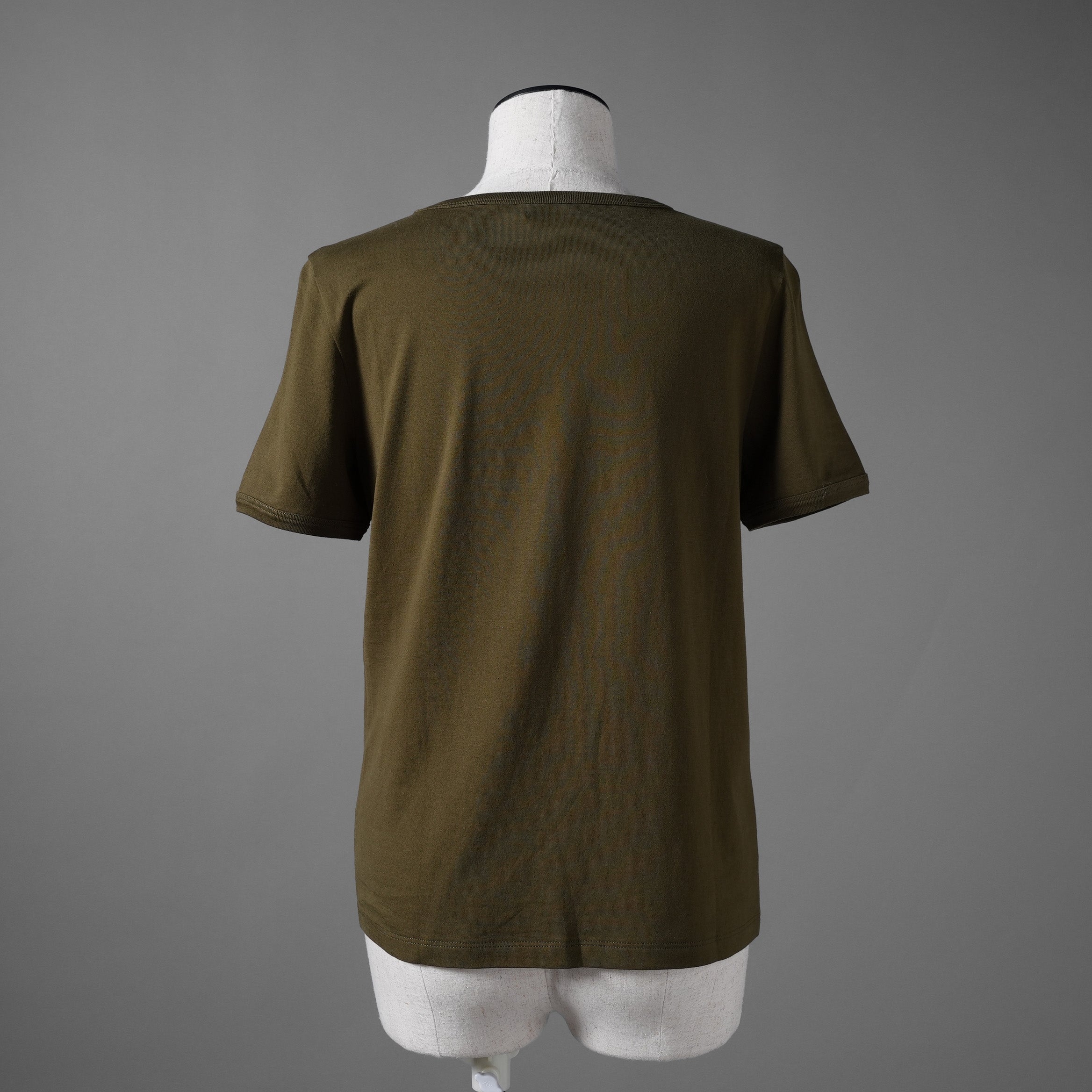 CELINE セリーヌ / 美品 21SS エディ期 16 セーズ ロゴ プリント 半袖Tシャツ / 2X813501F-02DO / size S (DARK KHAKI) レディース